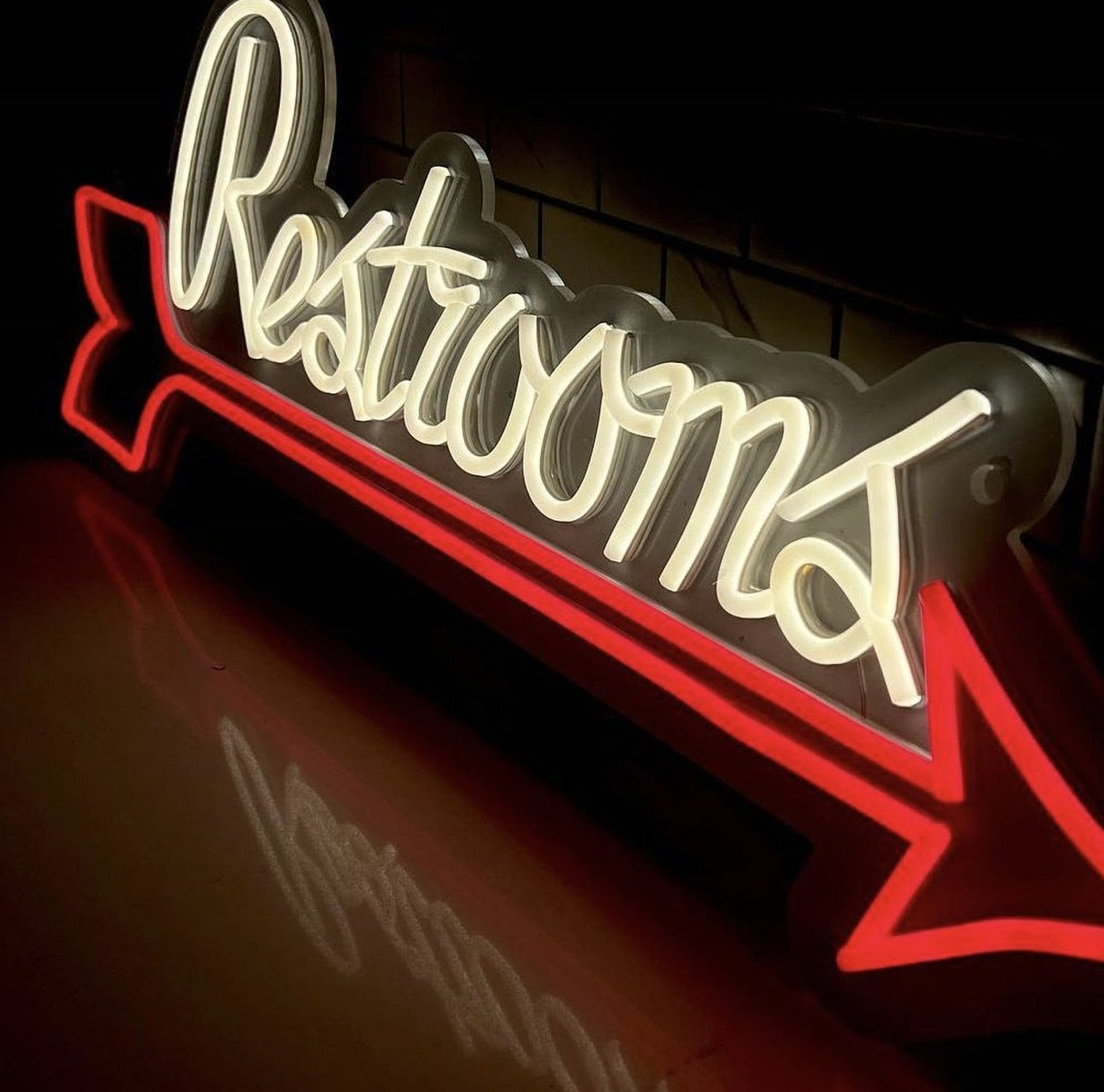 Wayfinding sign example — NEON YYC Calgary