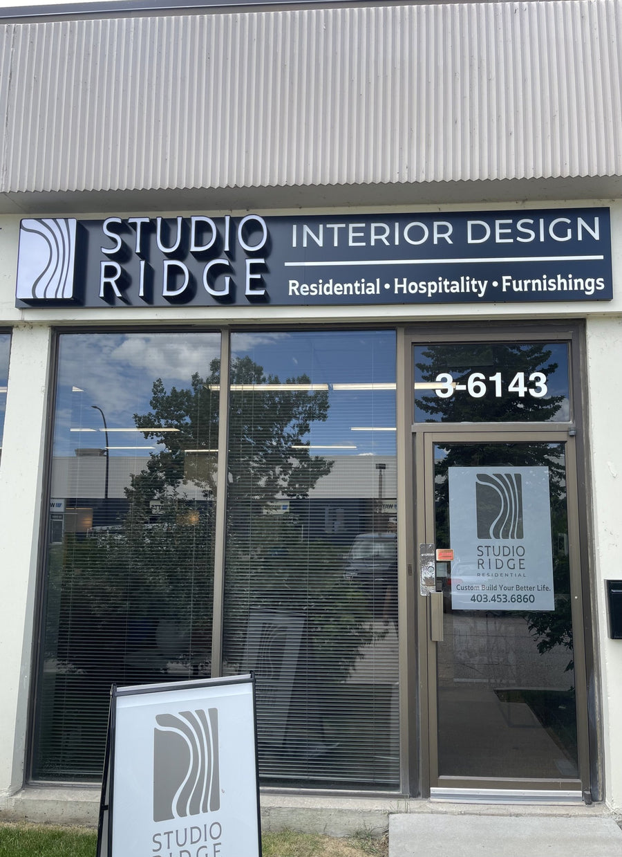 Studio Ridge channel letters — channel letters Calgary by NEON YYC