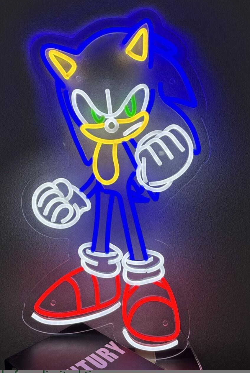 Sonic Neon Rings Sonic Neon Sign – NEON YYC