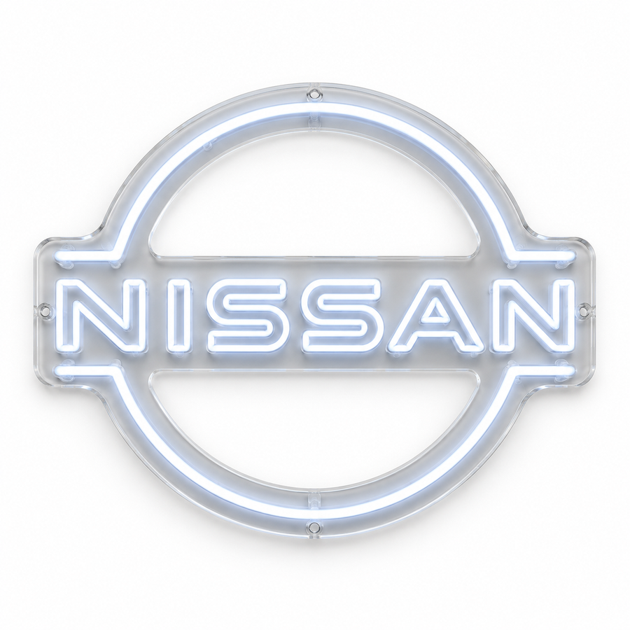 Nissan LED Neon Sign – 3 ft × 3 ft
