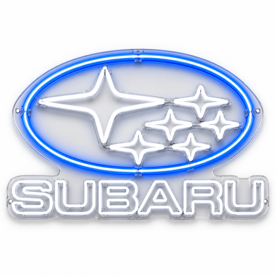 Subaru LED Neon Sign – 3 ft × 3 ft