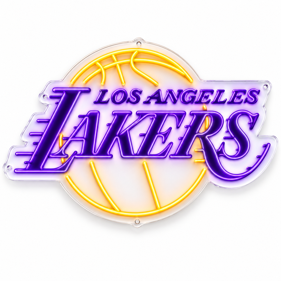 Los Angeles Lakers LED Neon Sign – 2 ft × 2 ft