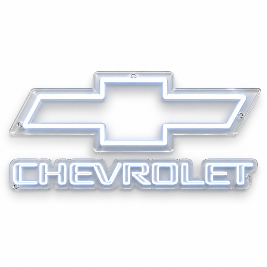 Chevrolet LED Neon Sign – 3 ft × 3 ft