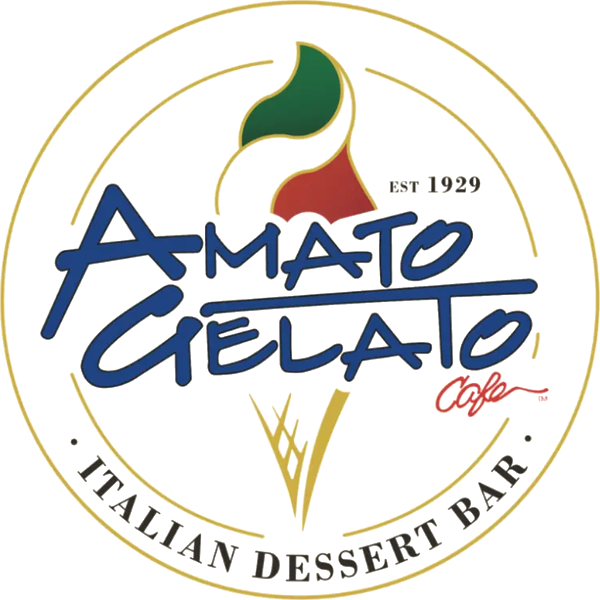 Amato Gelato Cafe logo — NEON YYC client