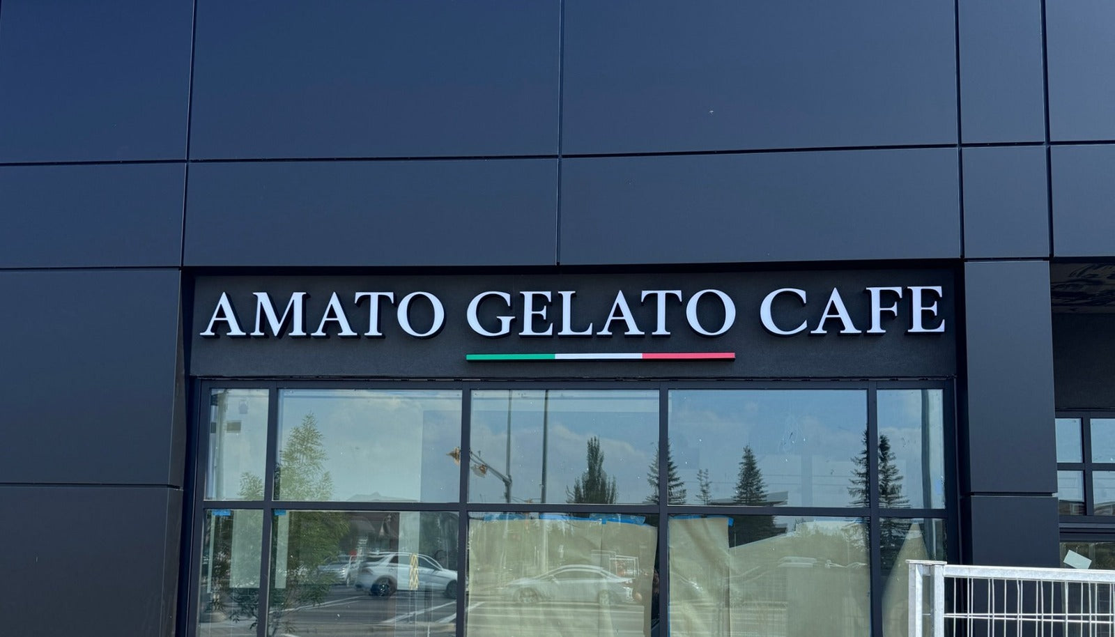 Amato Gelato Cafe channel letters — NEON YYC Calgary