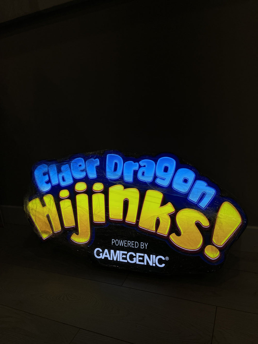 Elder Dragon Hijinks youtuber lightbox — NEON YYC Calgary