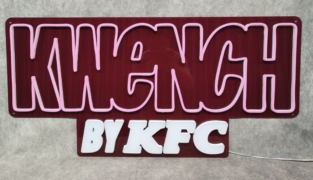 Kwench by KFC LED neon logo sign — NEON YYC Calgary